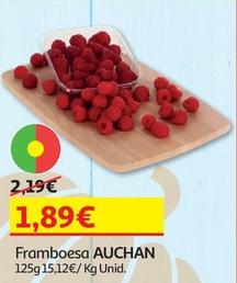 Oferta de Auchan - Framboesa por 1,89€ em Auchan