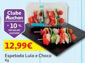 Oferta de Espetada Lula E Choco por 12,99€ em Auchan