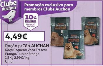 Oferta de Auchan - Ração P/cão por 4,49€ em Auchan