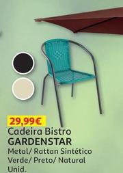 Oferta de Gardenstar - Cadeira Bistro por 29,99€ em Auchan