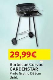 Oferta de Gardenstar - Barbecue Carvão por 29,99€ em Auchan