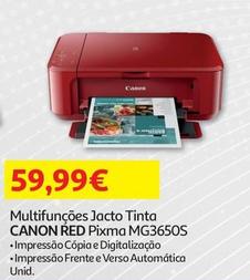 Oferta de Canon - Multifunções Jacto Tinta por 59,99€ em Auchan