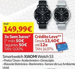 Oferta de Xiaomi - Smartwatch Watch S3 por 149,99€ em Auchan