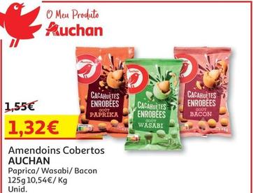 Oferta de Auchan - Amendoins Cobertos por 1,32€ em Auchan