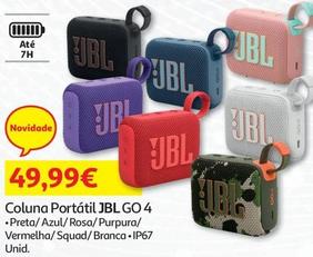 Oferta de Jbl - Coluna Portátil Go 4 por 49,99€ em Auchan