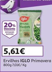 Oferta de Iglo - Ervilhas Primavera por 5,61€ em Auchan