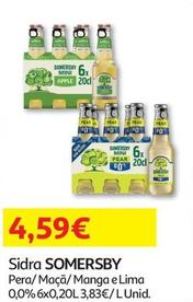 Oferta de Somersby - Sidra por 4,59€ em Auchan