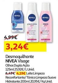 Oferta de Nivea - Desmaquilhante Visage por 3,24€ em Auchan