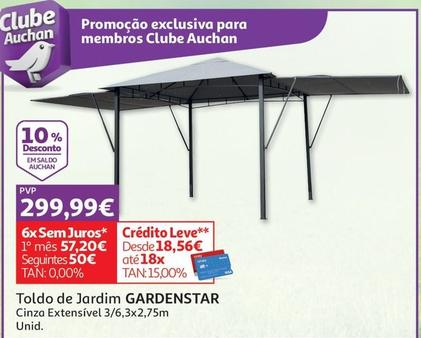 Oferta de Gardenstar - Toldo De Jardim por 299,99€ em Auchan