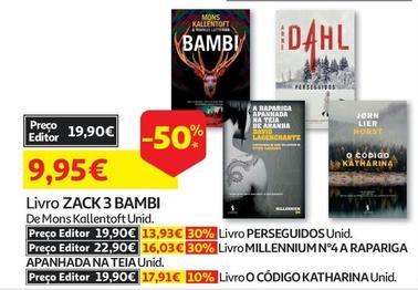 Oferta de Livro Zack 3 Bambi por 9,95€ em Auchan