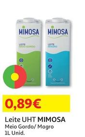 Oferta de Mimosa - Leite Uht por 0,89€ em Auchan