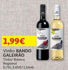 Oferta de Bando Galeirão - Vinho por 1,99€ em Auchan
