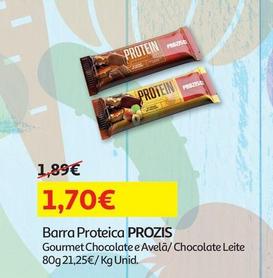 Oferta de Prozis - Barra Proteica por 1,7€ em Auchan