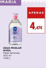 Oferta de Nivea - Agua Micelar por 4,47€ em El Corte Inglés