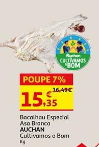 Oferta de Auchan - Bacalhau Especial Asa Branca  por 15,35€ em Auchan