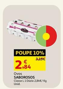 Oferta de Saborosos - Ovos  por 2,84€ em Auchan