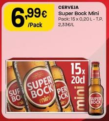 Oferta de Super Bock - Cerveja Mini por 6,99€ em Intermarché