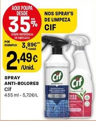 Oferta de Cif - Spray Anti-bolores por 2,49€ em Intermarché