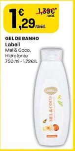 Oferta de Labell - Gel De Banho por 1,29€ em Intermarché