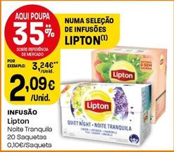 Oferta de Lipton - Infusão por 2,09€ em Intermarché