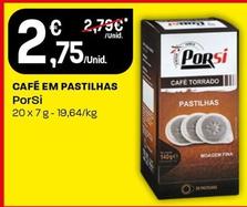 Oferta de Porsi - Café Em Pastilhas por 2,75€ em Intermarché