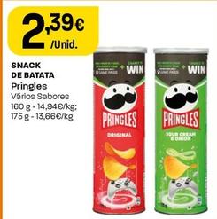 Oferta de Pringles - Snack De Batata por 2,39€ em Intermarché