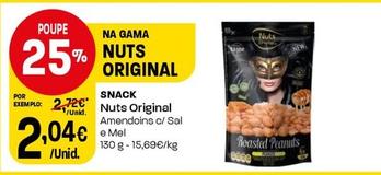 Oferta de Nuts Original - Snack por 2,04€ em Intermarché