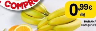 Oferta de Banana por 0,99€ em Intermarché