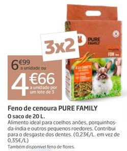 Oferta de Pure Family - Feno De Cenoura por 6,99€ em Jardiland