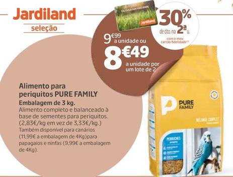Oferta de Pure Family - Alimento Para Periquitos por 9,99€ em Jardiland