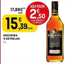Oferta de Macieira - 5 Estrelas por 15,39€ em Intermarché