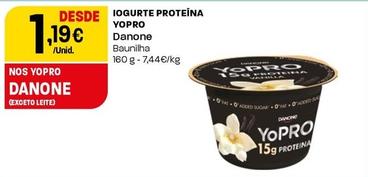 Oferta de Danone - Iogurte Proteína Yopro por 1,19€ em Intermarché