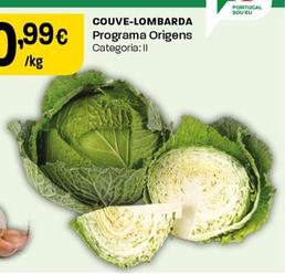 Oferta de Couve-Lombarda por 0,99€ em Intermarché