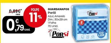 Oferta de Porsi - Guardanapos por 0,79€ em Intermarché