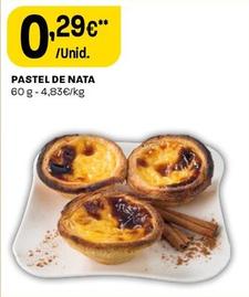 Oferta de Pastel De Nata por 0,29€ em Intermarché