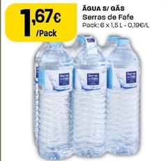 Oferta de Serras De Fafe - Agua S/ Gas por 1,67€ em Intermarché