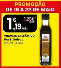 Oferta de Porsi - Vinagre Balsamico por 1,19€ em Intermarché