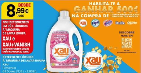 Oferta de Xau - Detergente Líquido P/ Máquina De Lavar Roupa por 8,99€ em Intermarché