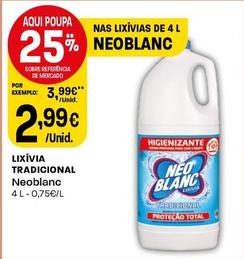Oferta de Neoblanc - Lixivia Tradicional por 2,99€ em Intermarché