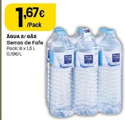 Oferta de Serras De Fafe - Água S/ Gás por 1,67€ em Intermarché