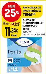 Oferta de Tena - Cueca De Incontinencia Pants Plus por 11,24€ em Intermarché