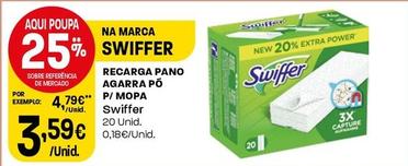 Oferta de Swiffer - Recarga Pano Agarra Po P/Mopa  por 3,59€ em Intermarché