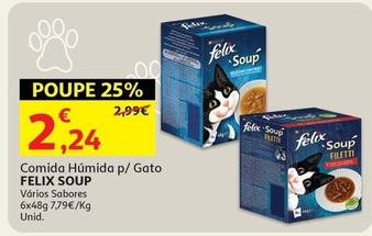 Oferta de Felix - Comida Húmida P/Gato Soup por 2,24€ em Auchan