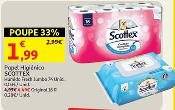 Oferta de Scottex - Papel Higiénico  por 1,99€ em Auchan