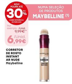 Oferta de Maybelline - Corretor De Rosto Instant Ar Nude por 6,99€ em Intermarché