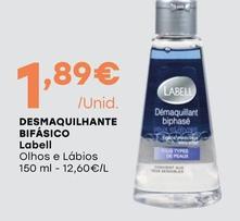 Oferta de Labell - Desmaquilhante Bifásico por 1,89€ em Intermarché