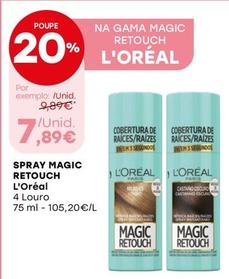Oferta de L'Oréal - Spray Magic Retouch por 7,89€ em Intermarché