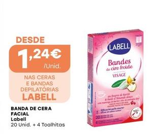 Oferta de Labell - Banda De Cera Facial por 1,24€ em Intermarché