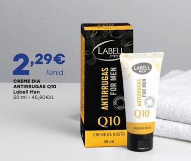 Oferta de Labell - Creme Dia Antirrugas Q10 por 2,29€ em Intermarché