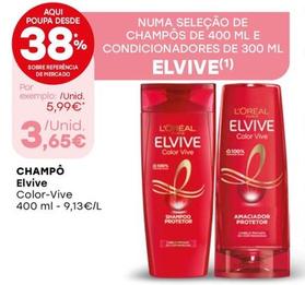 Oferta de L'oréal - Champô Elvive por 3,65€ em Intermarché